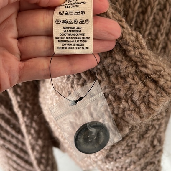 Free People Buttermilk Biscuit Sweater Cardigan - Picture 4 of 11